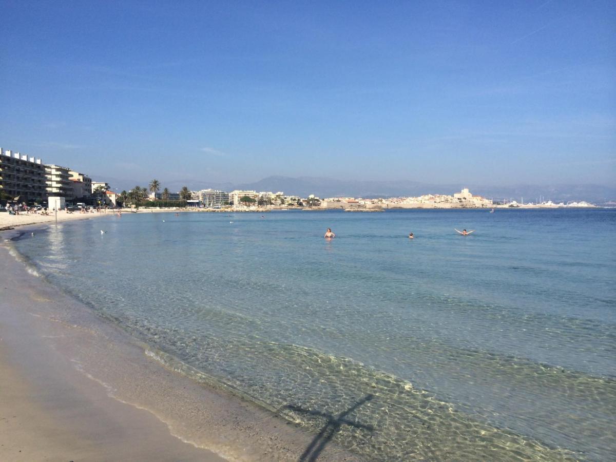 Grand Studio 7 Minutes De La Plage Et Climatise Sur Juan Les Pins Antibes Bagian luar foto